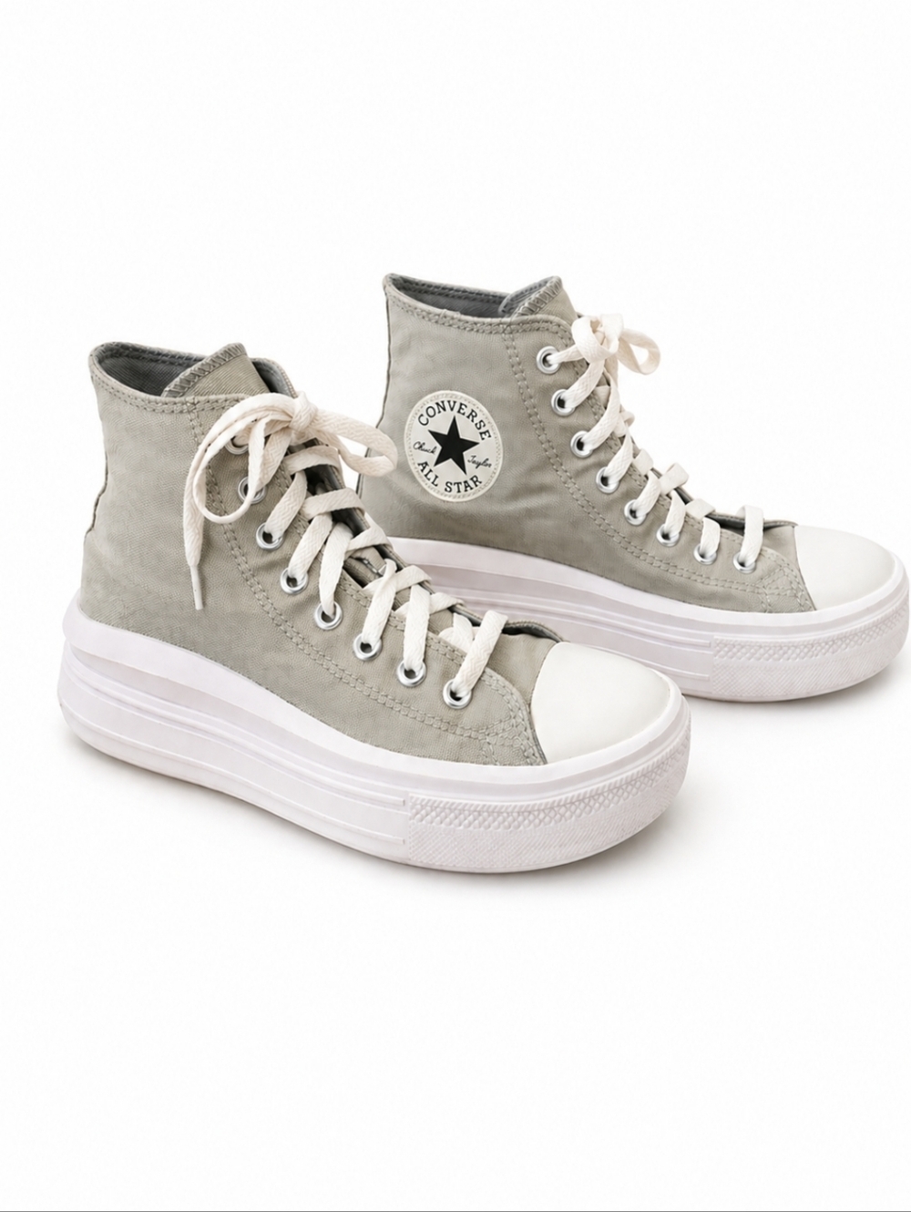 Converse Women's Chuck Taylor All Star Move Hi Platform Sneakers Sage 7.5